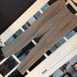 Reiss Patterned Silk Pants